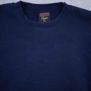 Vtg Soffe Fleece Cotton Sweatshirt Mens BOXY Small Crewneck Pullover Made in USA